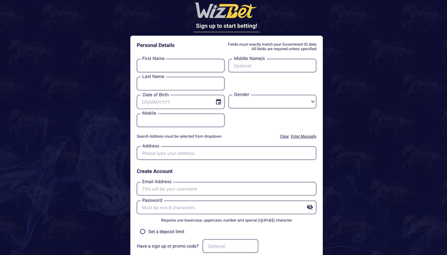 wizbet Gameplay