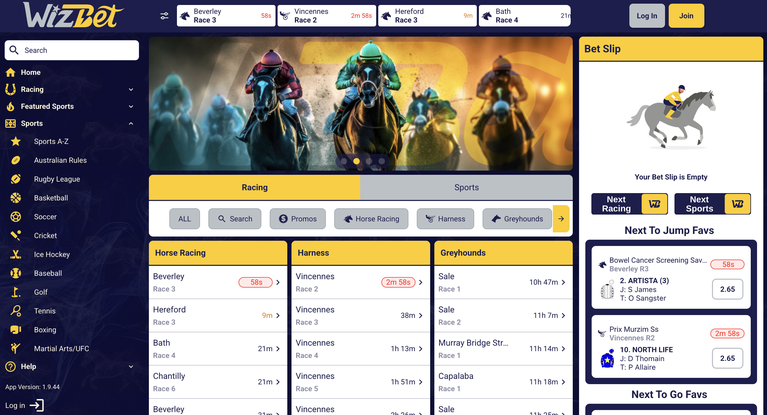 wizbet Gameplay